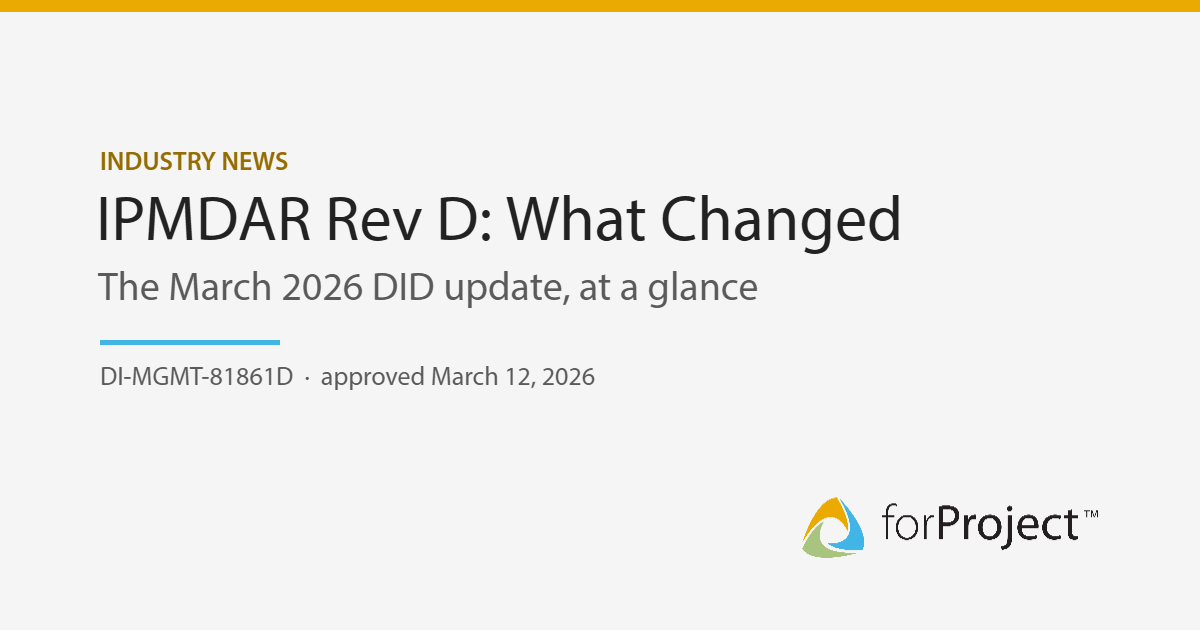 IPMDAR Rev D: what changed in the March 2026 DID update, DI-MGMT-81861D
